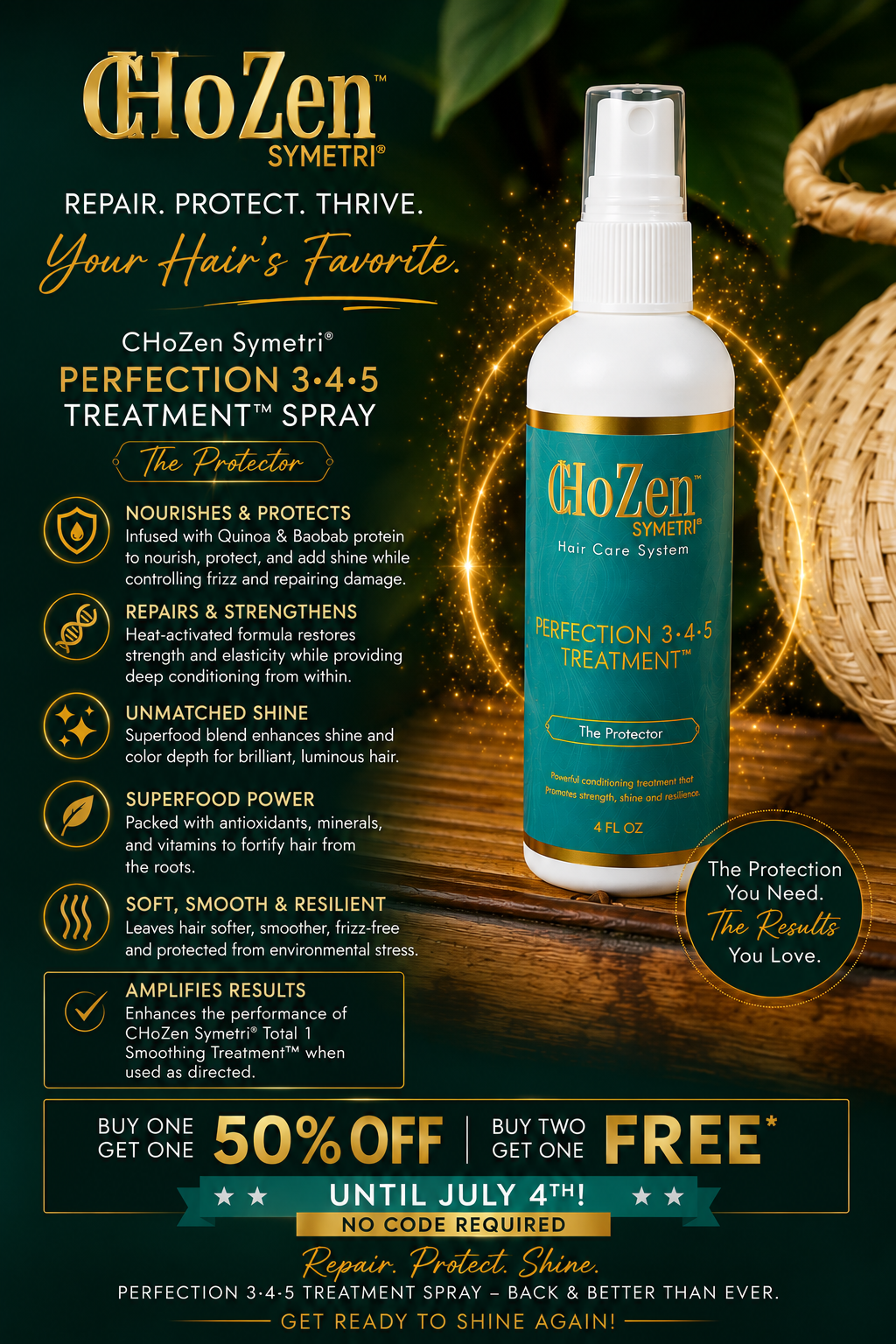 CHoZen Symetri Hair Care Products